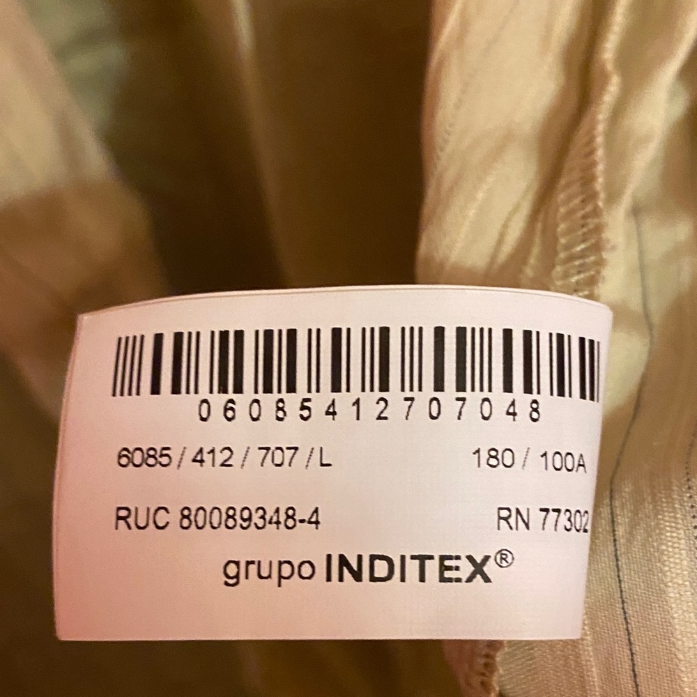 Zara Men's Beige Lightweight Shirt Jacket - Picture 5 of 12